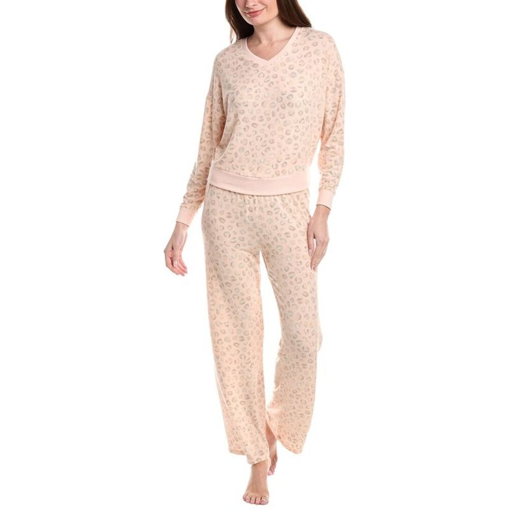 Honeydew Womens  2Pc Star Seeker Long Vee Set, Brown